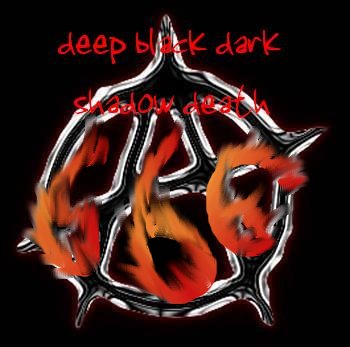 Deep Black Dark Shadow Death 666 Anarch10