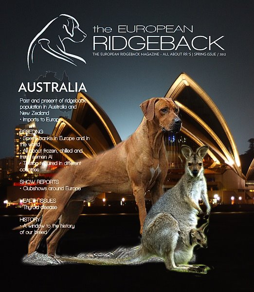 MAGAZINE INTERNET : THE EUROPEAN RIDGEBACK Affich10