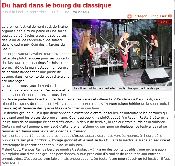 Concert à Braine (02) le 03.09.2011 - Page 2 Thorge10