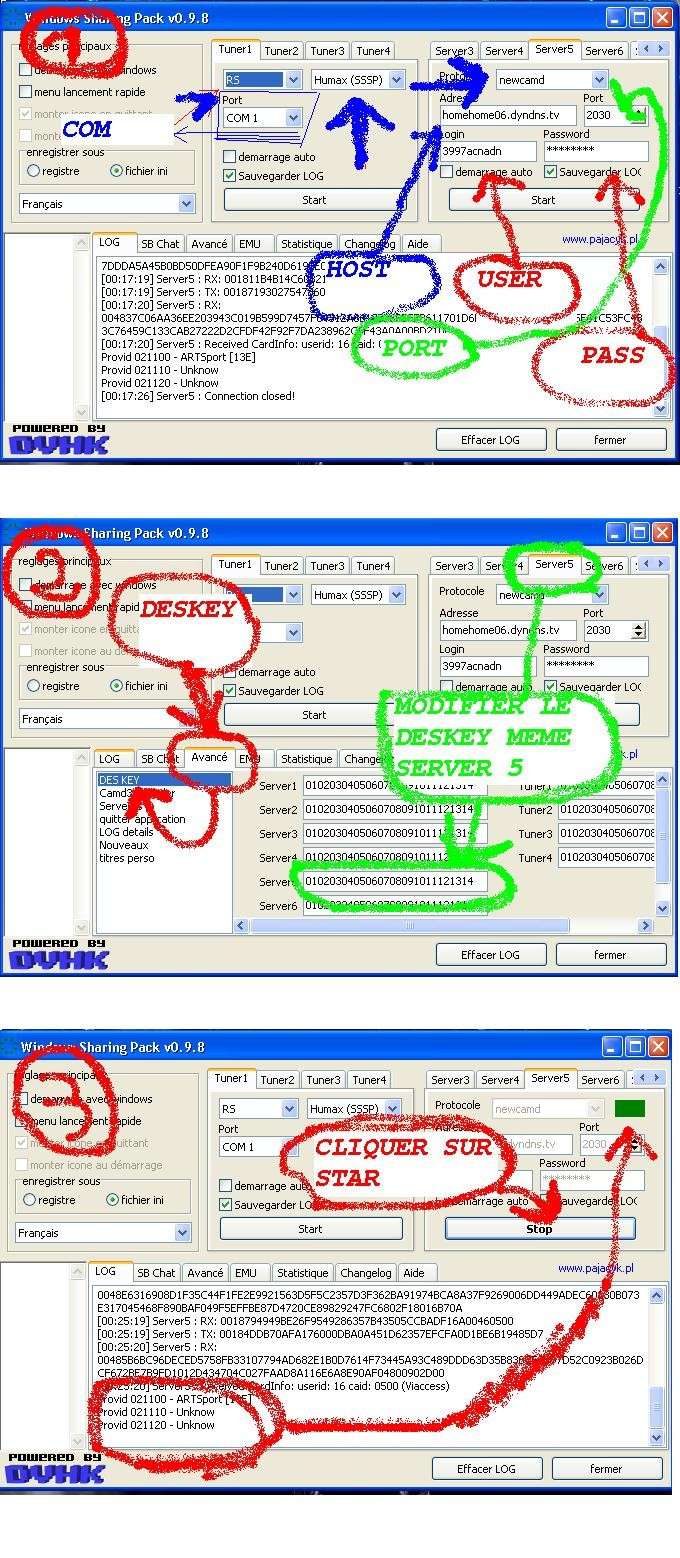 chering sur echolink et starsat 4200 A10