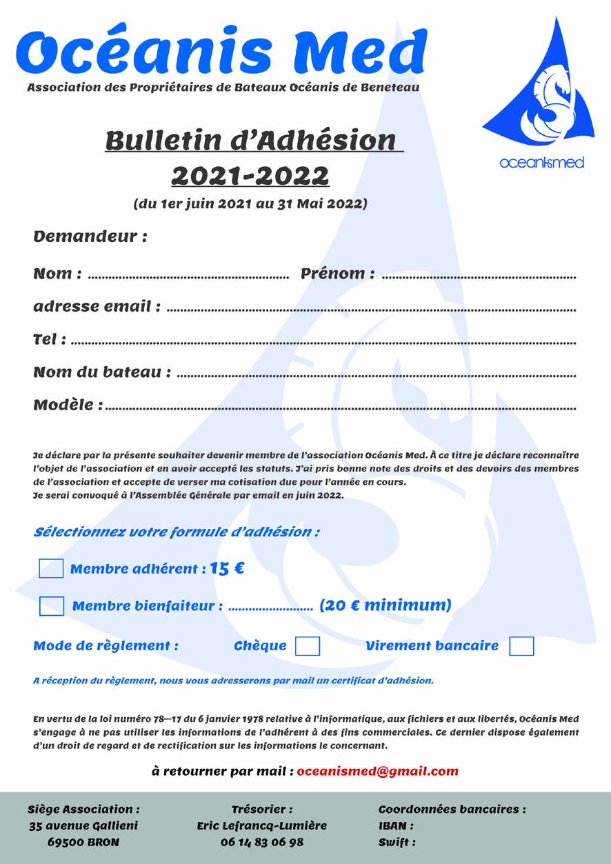 Bulletin d'adhésion Bullet11