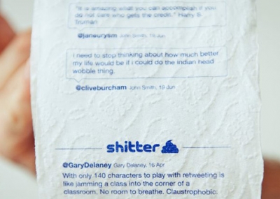 Tweets en el papel higiénico Shitte10