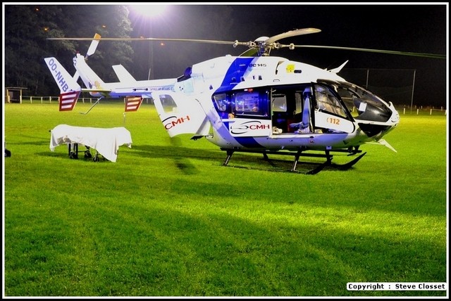 Hélicoptère médicalisé EC-145   de Bra-sur-Lienne Dsc_0033