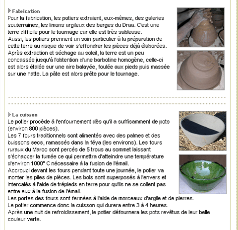 le savoir faire ancestral : la poterie de Tamegroute Tamgro11
