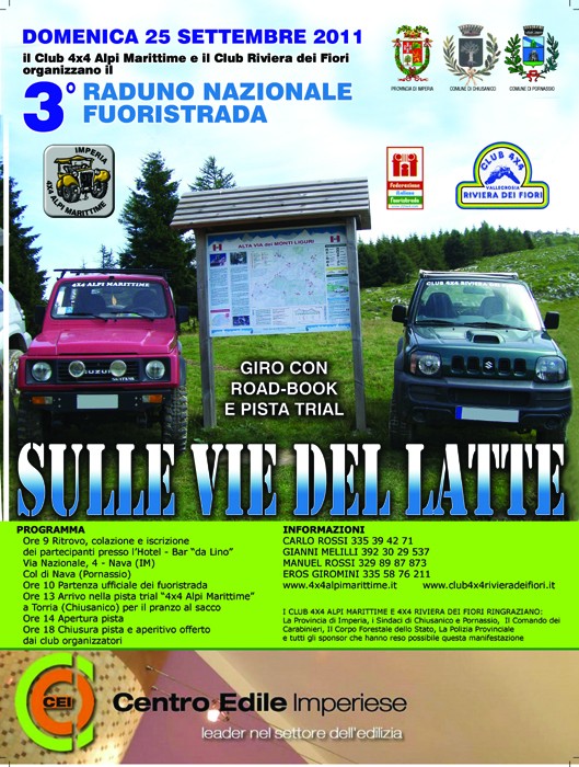 3° Raduno Nazionale FIF "Sulle Vie del Latte" Locand10