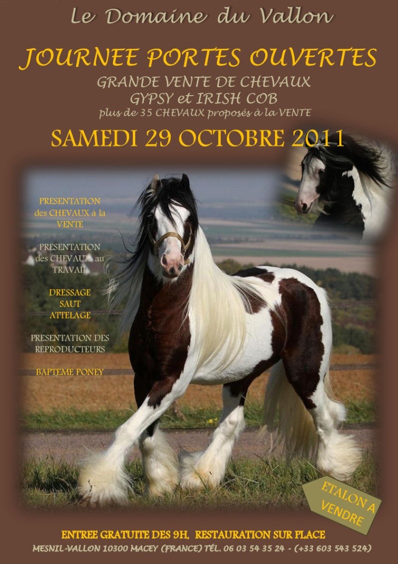 Portes ouvertes au Domaine du Vallon samedi 29 octobre 2011 Affich10