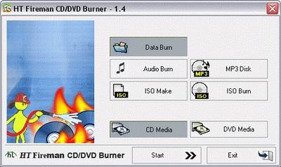      HT Fireman CD/DVD Burner 1.4     Htfbur10