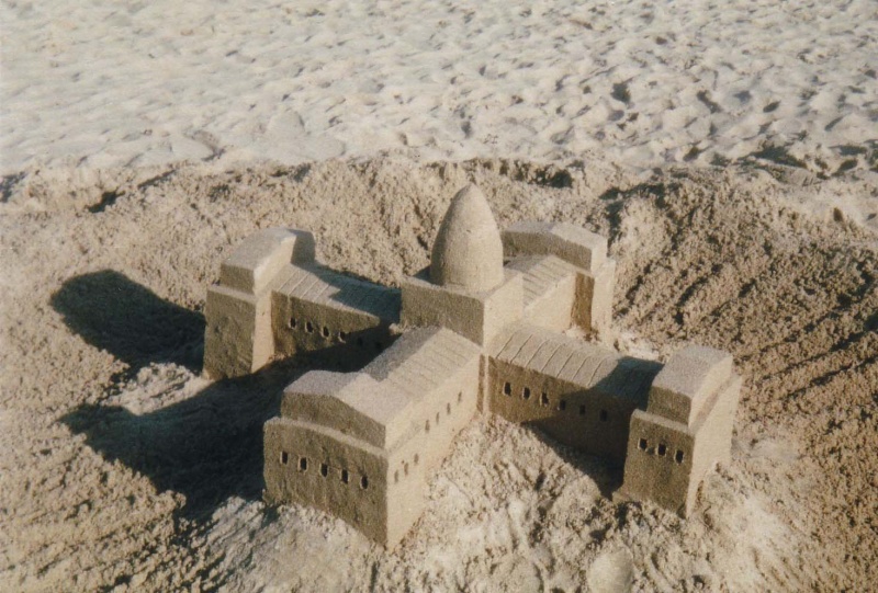 En sable à FROMENTINE  1998 Abbaye11