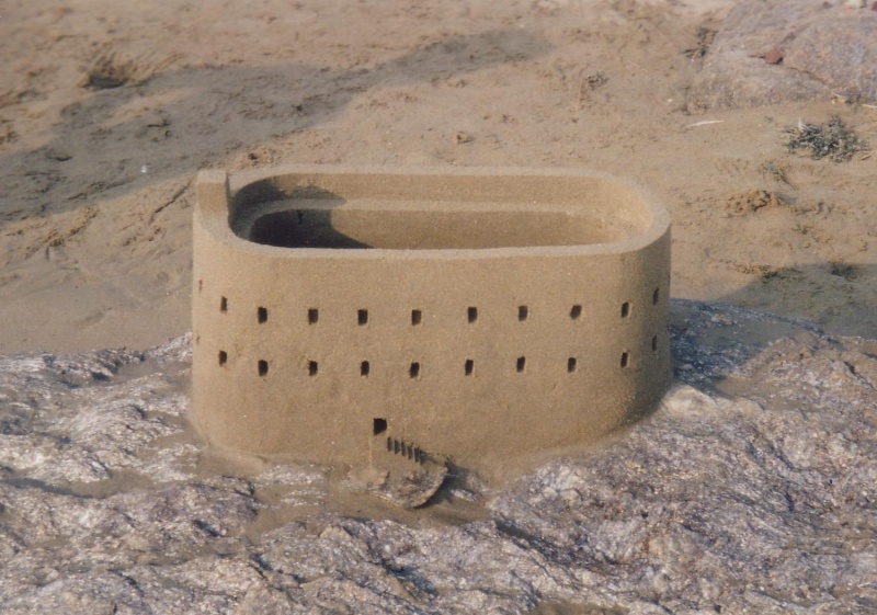 En sable à Saint BREVIN en 1994 Boyard10