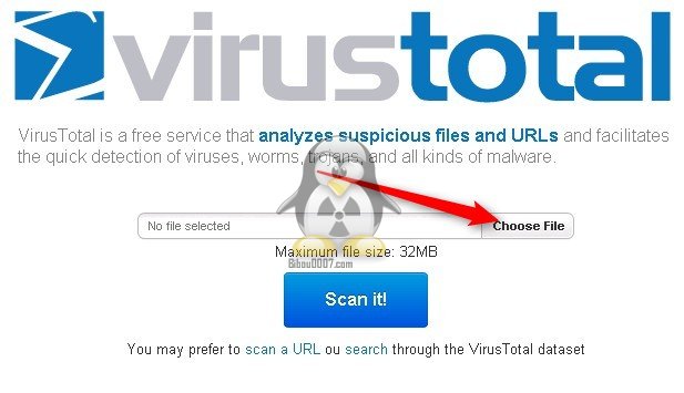 VirusTotal : analyseur de fichiers Virus10