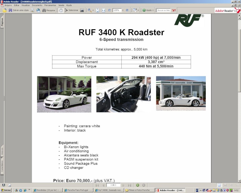 PORSCHE BOXSTER VS Mercedes SLK Ruf10