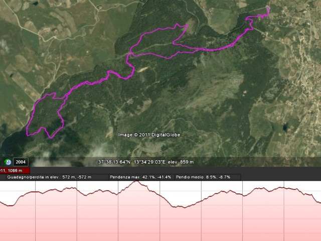 Dog Trekking dei Monti Sicani Percor10