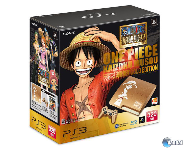 Japón tendrá una PlayStation 3 decorada con One Piece Kaizoku Musou 20111212