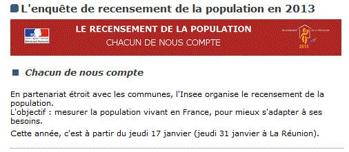 RECENSEMENT DE LA POPULATION Recens10