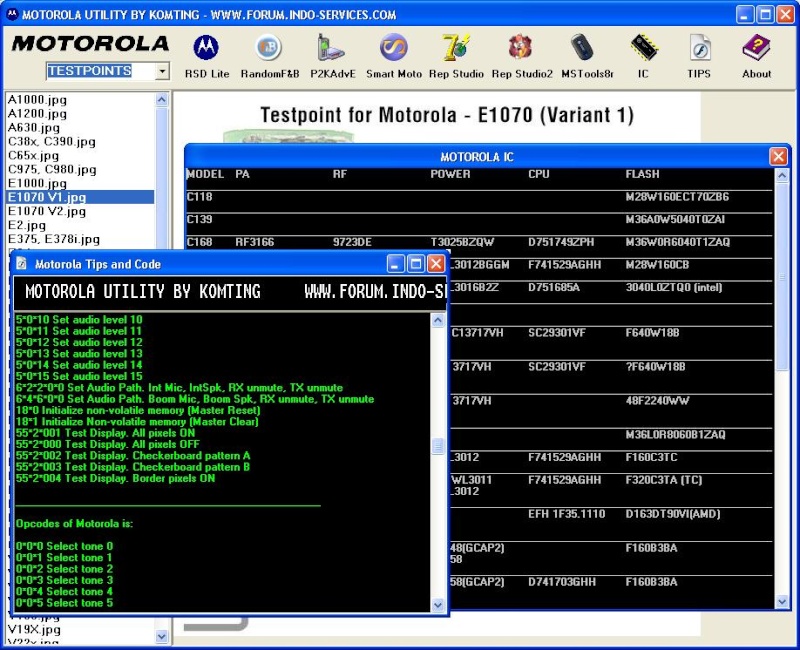 Motorola Utility ** Hardware-Software-Testpoint In One Shell Moto_u10