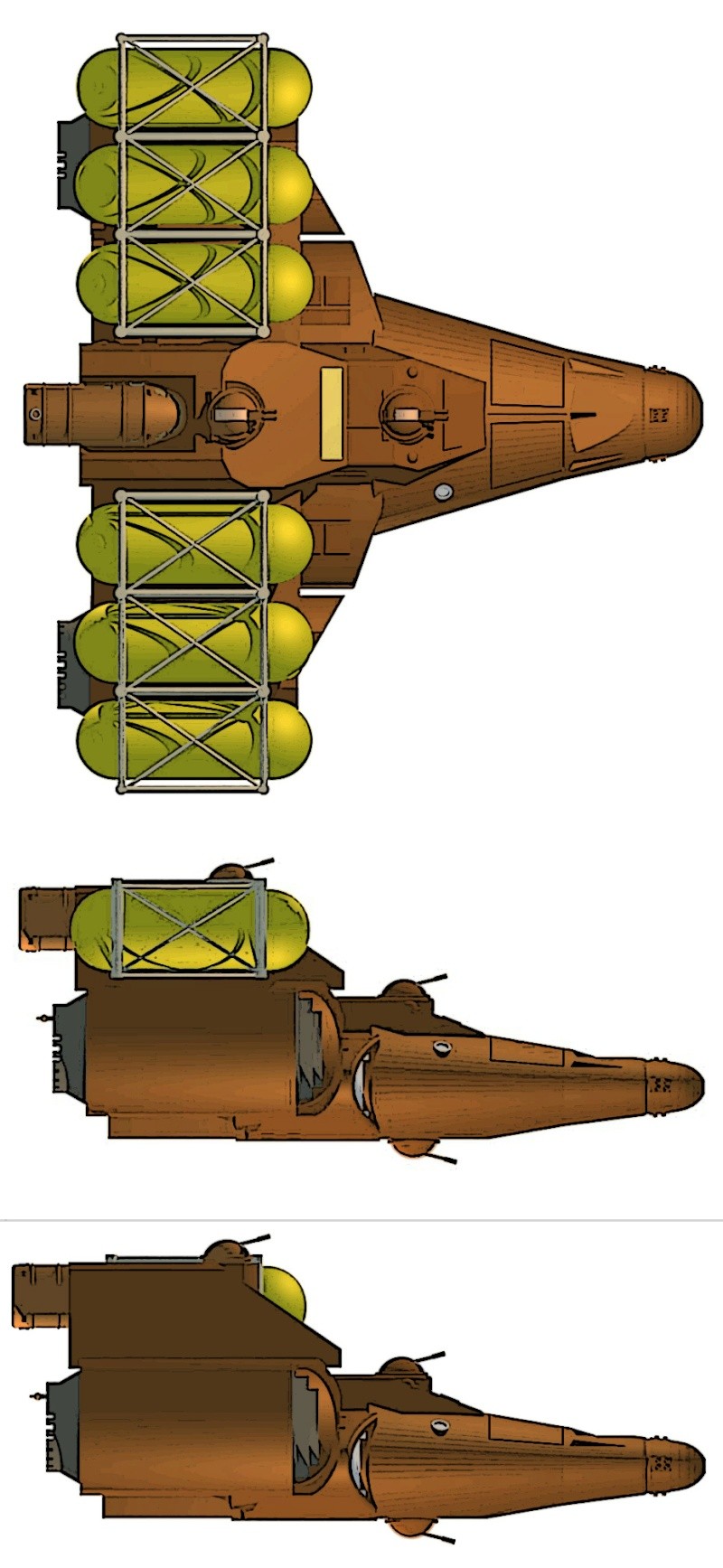 Free Trader Jump Expansion Module - Initial Sketches Akhill12