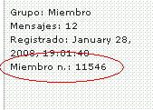 Contador de Miembros Registrados, NO de Visitas Dibujo10