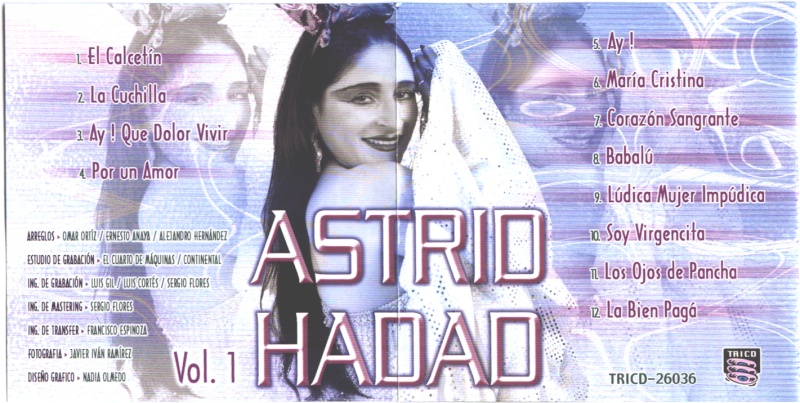 ASTRID HADAD 3 CDS Ah-vol12