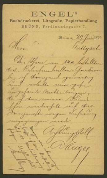 Nachtrag - Bücher, Zeitschriften, Verlage, Buchhandlungen - Textzudrucke auf Postkarten N_enge11
