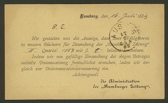 Nachtrag - Bücher, Zeitschriften, Verlage, Buchhandlungen - Textzudrucke auf Postkarten N_rumb11
