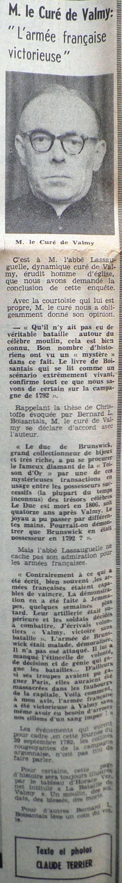 La Bataille de VALMY, Acte fondateur de la République Française 1967-017