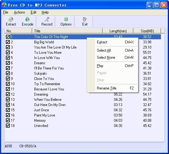 Convierte tus CDs de audio a formato MP3, WAV o WMA." Progra12