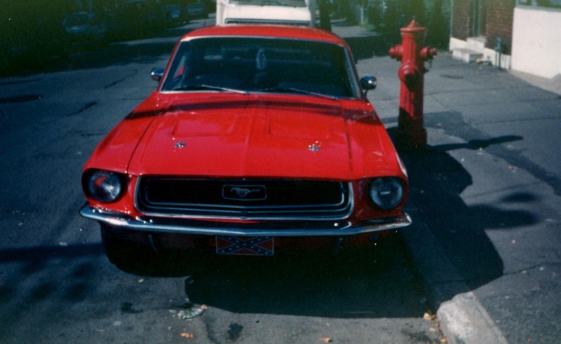 mon promier ford mustang 1968 coupe  Mg68-710