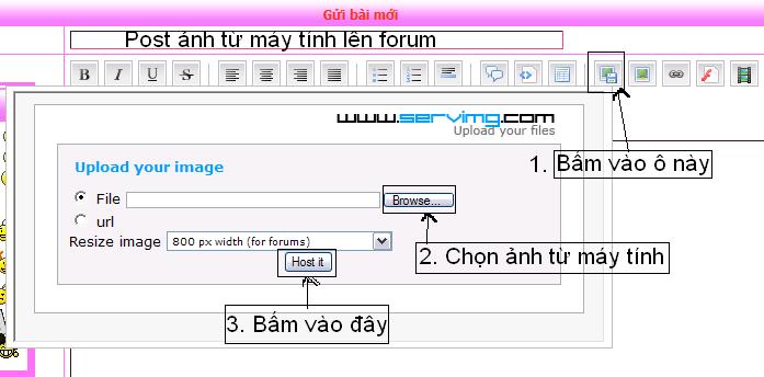 Hướng dẩn post ảnh lên diển đàn Psot10