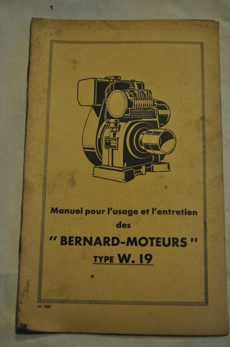 Bernard moteur type W.19 1210