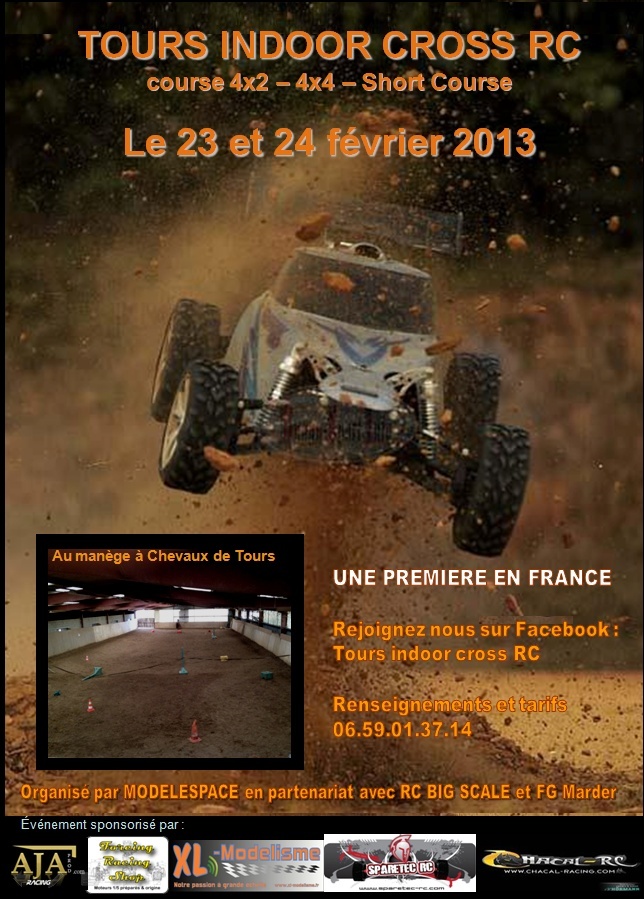 Tours Indoor Cross RC le 23 et 24 Février 2013 Affich10