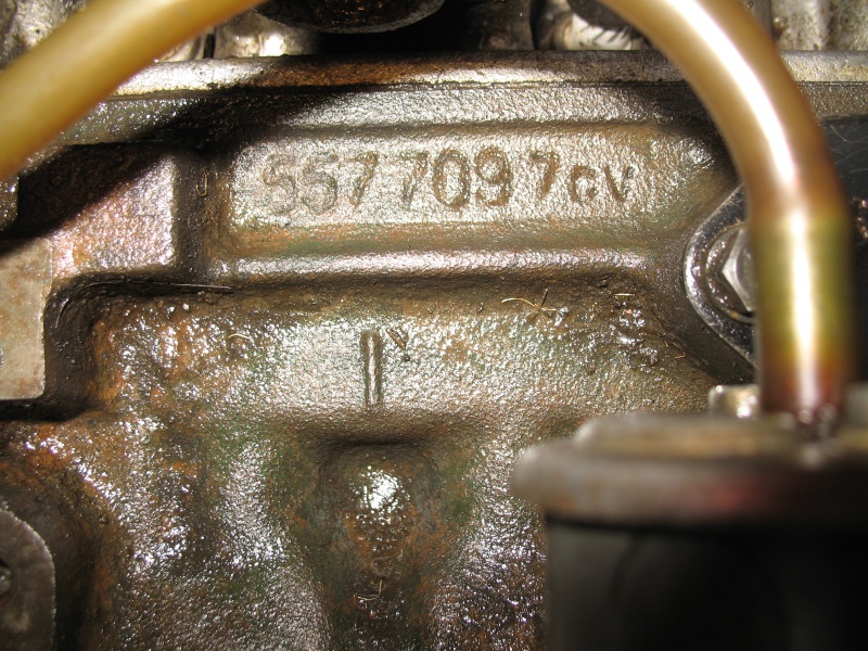 Identification moteur Simca 1100 - n° de fonderie 17122030