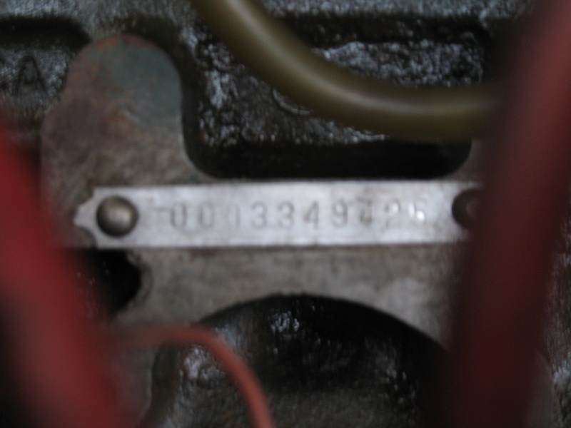 Identification moteur Simca 1100 - n° de fonderie 17122031