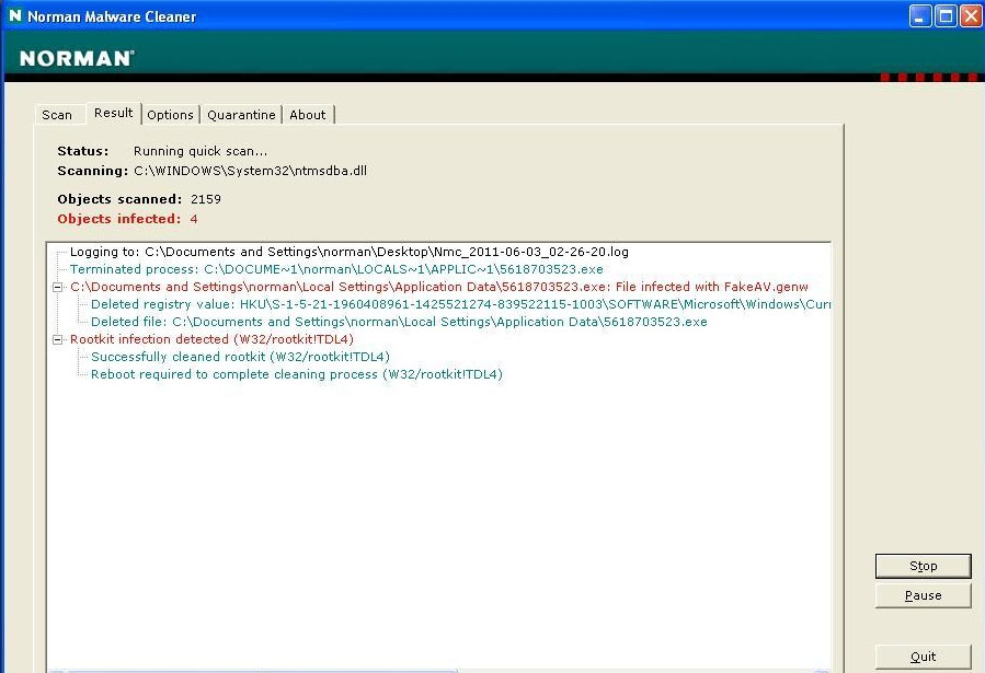  برنامج Norman Malware Cleaner 2.03.03 Built لكشف و إزالة البرامج الضارة 2121