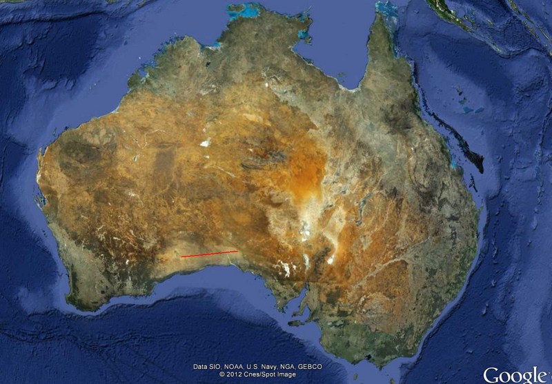 [Australie] - La plus longue ligne droite ferroviaire du monde - Plaine Nullarbor 2012-058