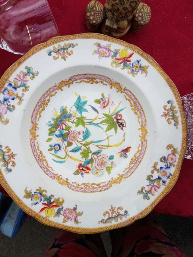 Assiette décor imprimé réhaussé de couleurs - MINTON & BOYLE Resize46