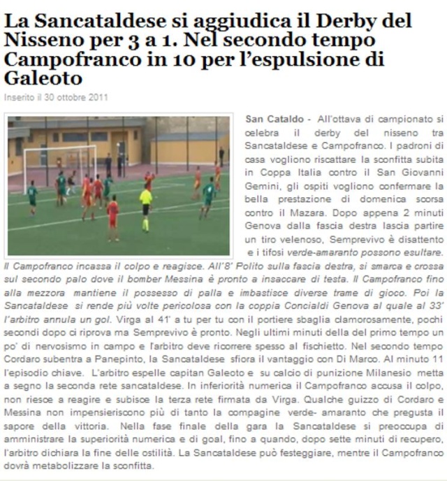 Campionato 8° Giornata: Sancataldese - Atl. Campofranco 3-1 129