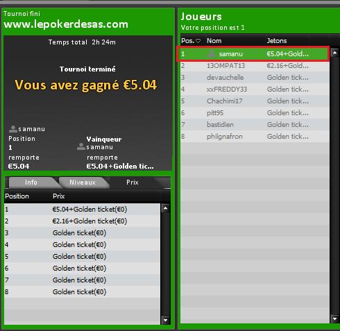 resultats privés Le Poker Des As - Page 3 Unibet30