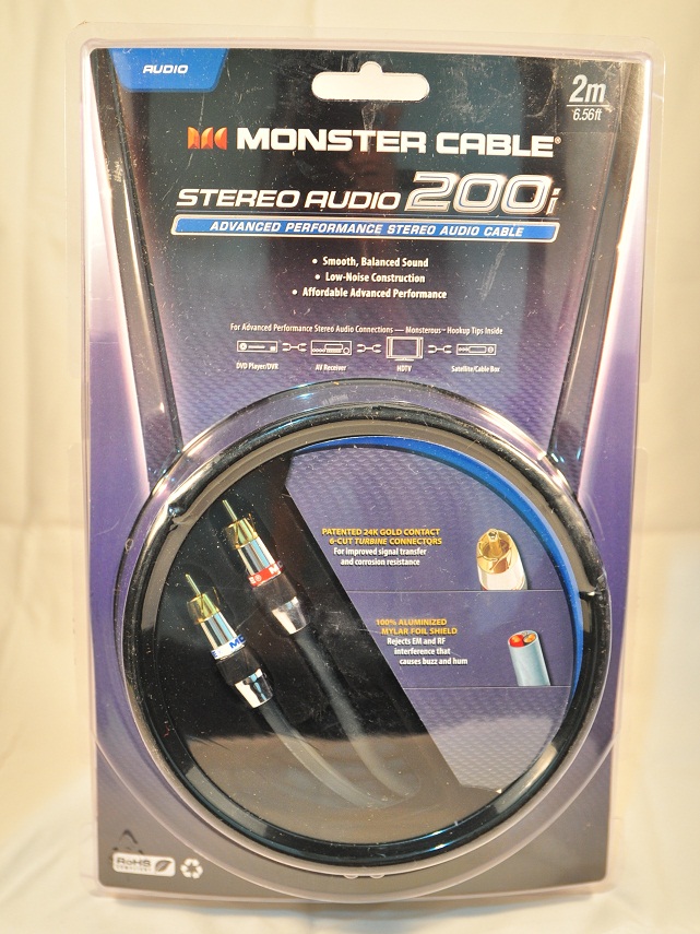 Monster Stereo Audio 200i Interconnect Cable [NEW] Monste12