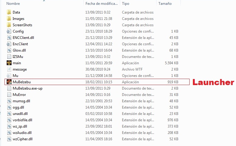 Tutorial De Como Usar el Launcher de MUBELZEBU Launch10