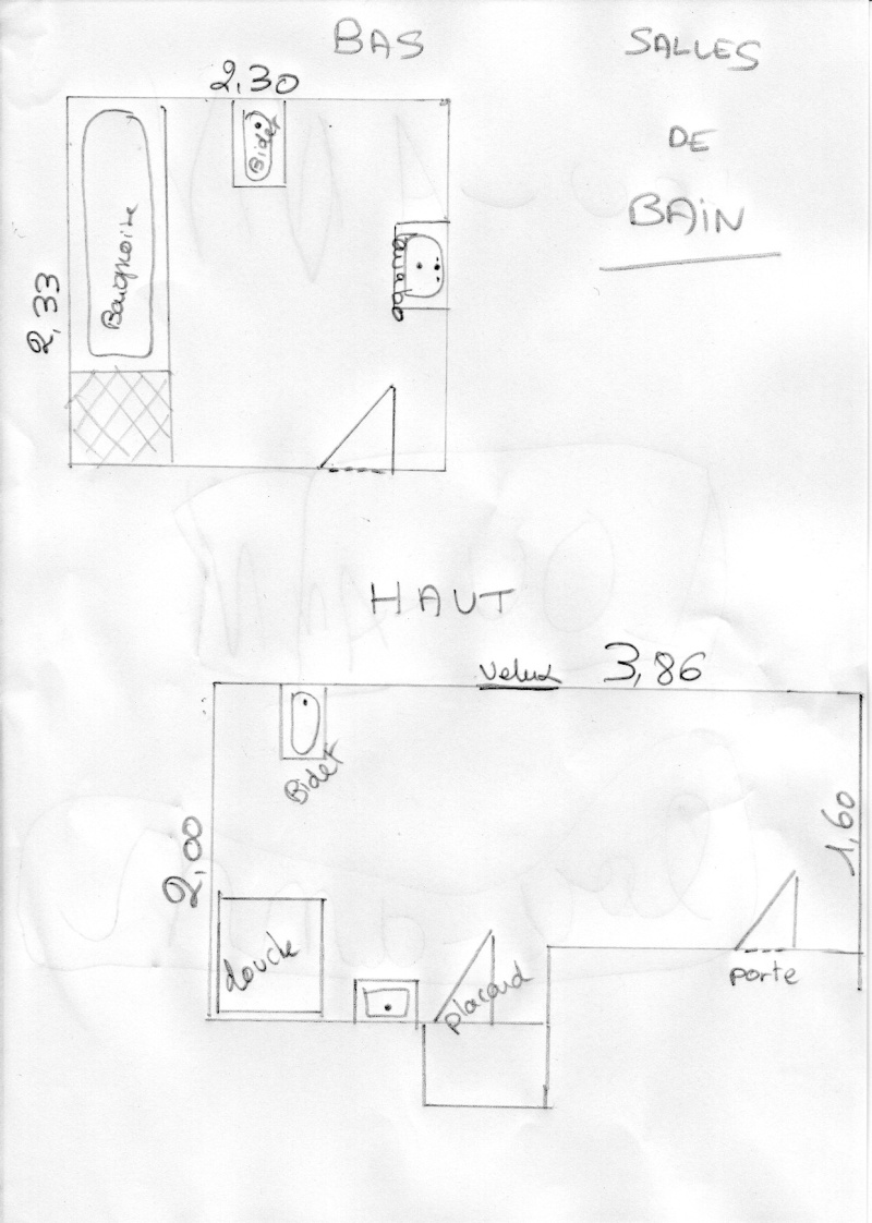 2 salles de bain à relooker ! Plan_s10