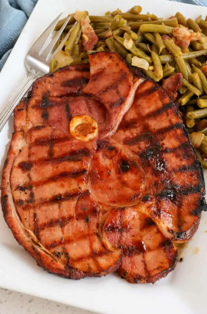 Steak de jambon glacage cassonnade Grille10