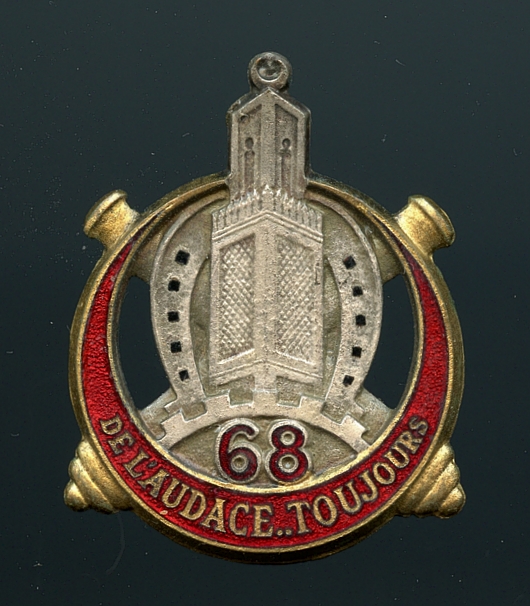 Insigne du 68° Régiment d'Artillerie Divisionnaire Insign11