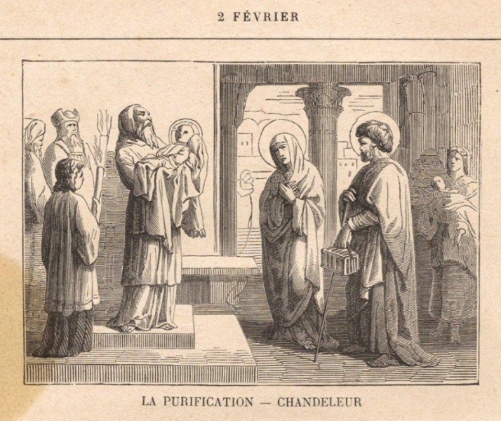 La PRÉSENTATION de JÉSUS au TEMPLE et la PURIFICATION de MARIE Sdj02j10