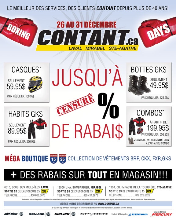 Contant Laval-Mirabel- St-Agathe Boxing Days  Boxxxx11
