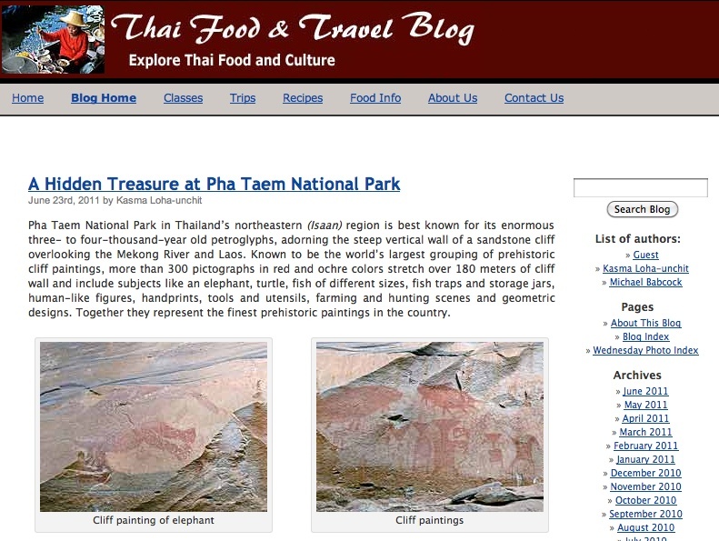 Thai Food and Travel Blog Screen12