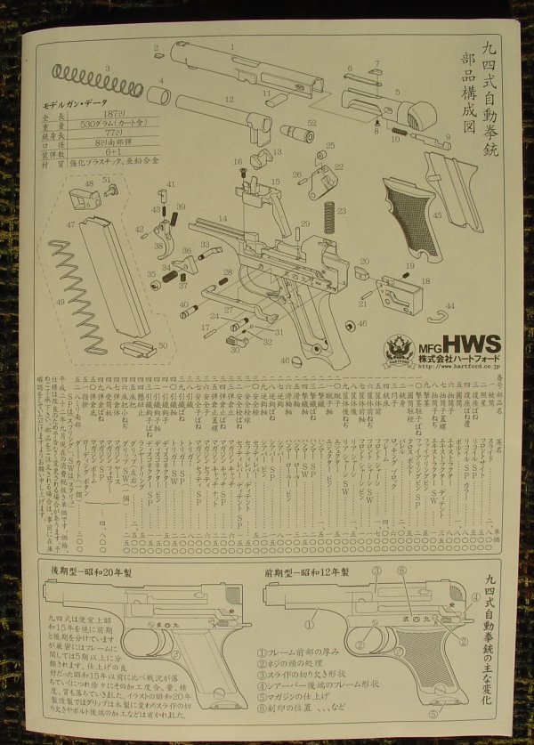 Hartford (HWS) Type 94, ABS, dummy T94-1910