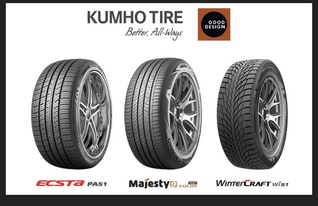 Kumho Tyre triple premio B8ed9410