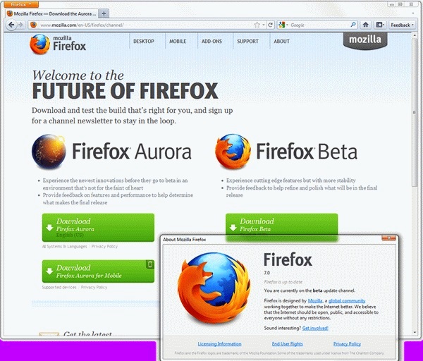 حصرى وفور نزولة المتصفح الرائع لجميع نسخ الوندوز Firefox 13.0 Beta 1 على سيرفر مياشر وسريع ويدعم الاستكمال Free-d10
