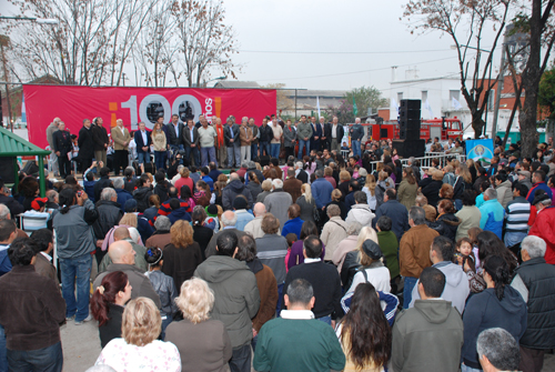 CONMEMORARON LOS 100 AÑOS DE LA LLEGADA DEL PRIMER TREN A BOULOGNE 00312