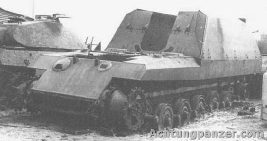  17cm Kanone/21 cm Mörser  tigre II Geschützwagen  P_170_10